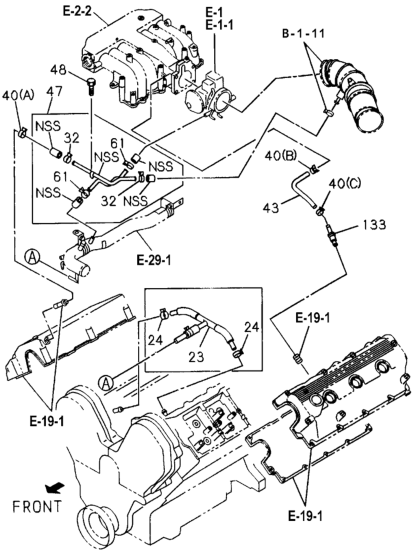 Honda New 1994-1995 Fits Honda Passport Valve, PCV, Part # 89438-67550