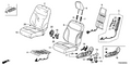 Honda New 2013 Fits Honda Civic Headrest Assy., FR. *YR400L* (SIENNA BEIGE), Part # 81140-TR6-L21ZA