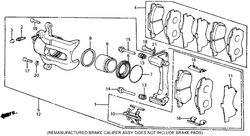 Honda New 1984-1991 Fits Honda Civic Seal, Piston, Part # 45217-SC2-003