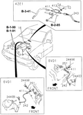 Honda New 1994-1995 Fits Honda Passport Wire Harness, Fuel Injection, Part # 89709-33594