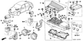 Honda New 2005-2007 Fits Honda Accord Hybrid Cover, Multi Relay (Relay/Fuse), Part # 38182-SDR-A11