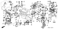 New 2003-2007 Fits Honda Accord Rear Engine Mounting Bracket, Part # 50610-SDA-A01
