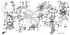 New 2003-2007 Fits Honda Accord Rear Engine Mounting Bracket, Part # 50610-SDA-A01