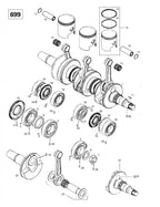 Fits 1996-1998 Ski-Doo Formula III / Formula III LT Models Distance Sleeve, OEM Part # 415129010
