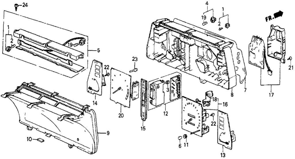 New 1984-1987 Fits Honda Civic Panel, Print (NS), Part # 37109-SB6-671
