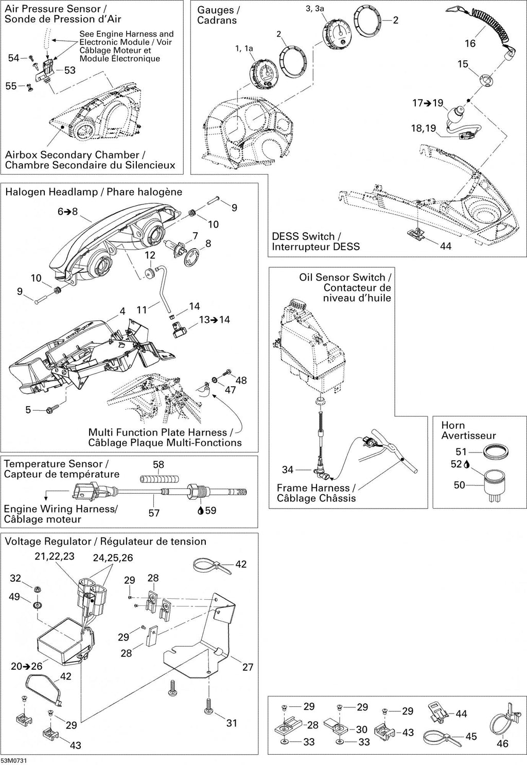 Fits 2005-2007 Ski-Doo Mach Z 1000 SDI / Mach Z 1000 SDI Adrenaline & X Models Cap, OEM Part # 508000465