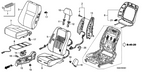 New 2006-2011 Fits Honda Civic Right Front Seat Cushion Pad, Part # 81137-SNE-A01