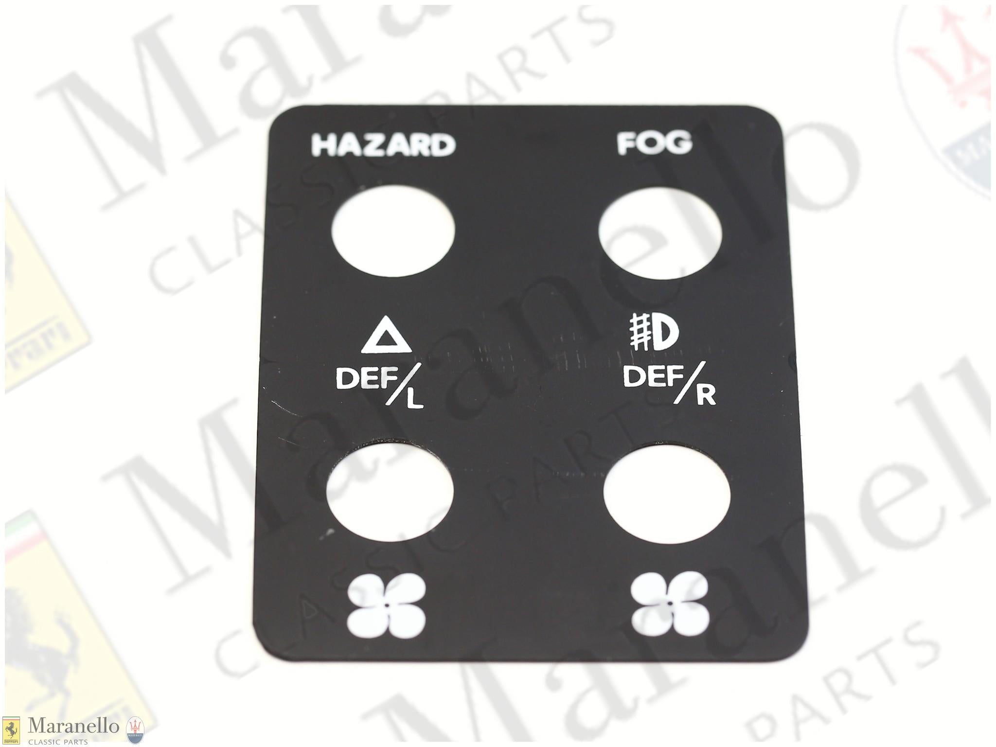 50067404 - Switch Name Plate