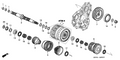 Honda New 2004 Fits Honda Accord Gear, Secondary Shaft Low, Part # 23411-RDG-000