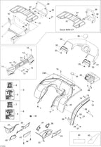 Fits 1999-2005 Can-Am Quest / Quest 500 Models Push Nut, OEM Part # 250100000