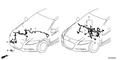 Honda New 2013 Fits Honda CR-Z Instrument Wire Harness, Part # 32117-SZT-A22