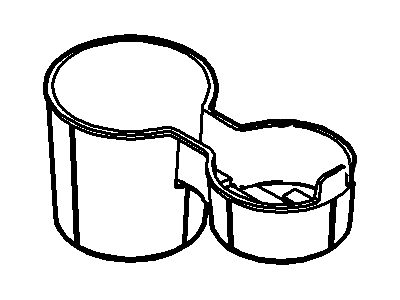 Ford New 2008-2011 Fits Ford Focus Holder - Cup Base No., Part # 9S4Z5413562DA