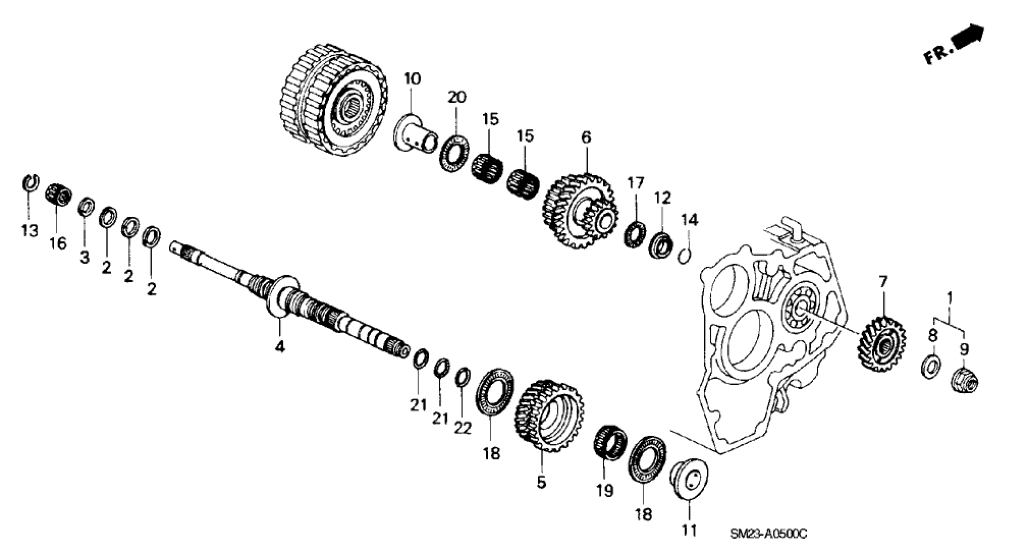 Honda New 1990-1997 Fits Honda Accord Collar (27X10.9), Part # 90513-PX4-000