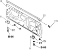 Honda New 1994-1997 Fits Honda Passport Clip, Seal, Part # 89708-20560
