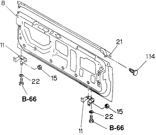 Honda New 1994-1997 Fits Honda Passport Clip, Seal, Part # 89708-20560