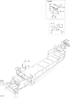 Fits 2001-2007 Ski-Doo Skandic 440 / Skandic 440F Models Plate, OEM Part # 5346638