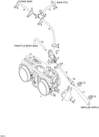 Fits 2003-2005 Ski-Doo Grand Touring SE 800 SDI / GSX 600 HO SDI Models Formed Hose, OEM Part # 420660990