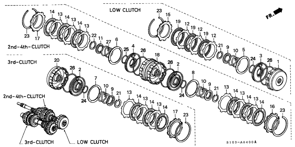 New 1997-2001 Fits Honda CR-V Plate, Clutch End (13) (3.3MM), Part # 22563-PDM-000