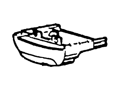 Ford New 1999 Fits Ford Expedition / F-150 / F-250 Receptacle and Housing Assy - Ash Base No. 04810, Part # XL3Z1504810AAD