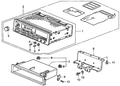 Honda New 1994-1997 Fits Honda Accord Tuner Assy., Auto Radio (Anti-Theft) (Panasonic), Part # 39100-SV5-A40