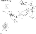 Fits 2007 Ski-Doo MX Z 440X Racing Hose, OEM Part # 507032449