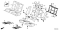 Honda New 2014-2015 Fits Honda Accord Hybrid Back Side*YR449L*, Part # 82150-T3Z-A21ZA