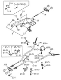 Honda New 1994-1995 Fits Honda Passport Cable, Driver Side Parking Brake, Part # 89706-42405