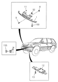 Honda New 2000-2002 Fits Honda Passport Stopper, Part # 89721-90631