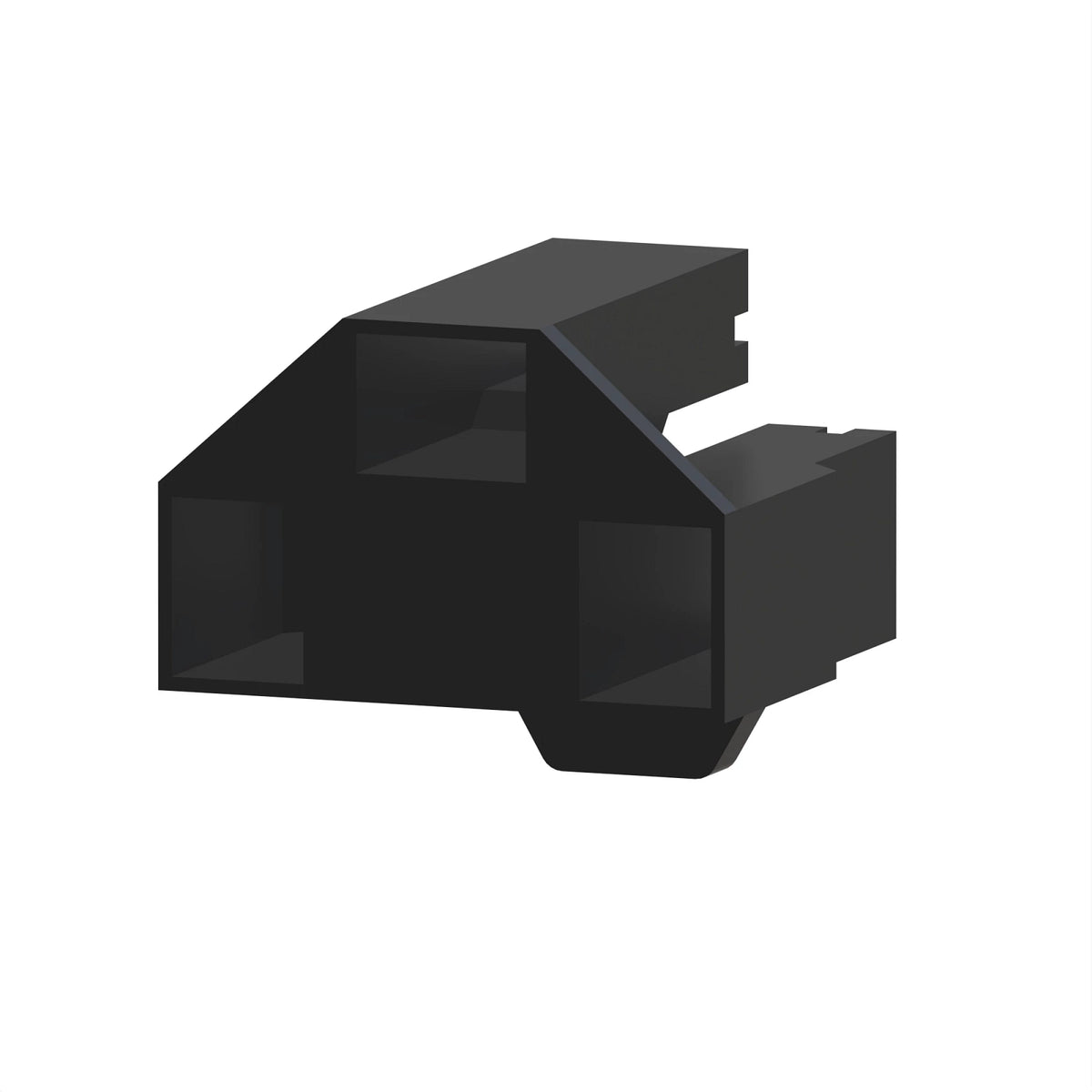 57M10026: Fits John Deere 57M10026 Black External Electrical Connector Housing, Cavities 3 – Genuine OEM