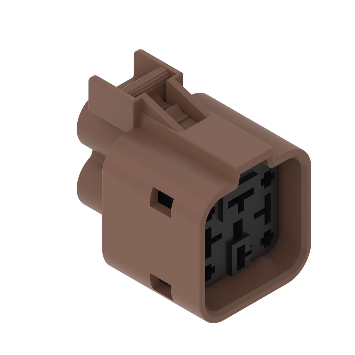 57M10208: Fits John Deere 57M10208 Brown External Electrical Connector Housing, 4 Cavities – Genuine OEM