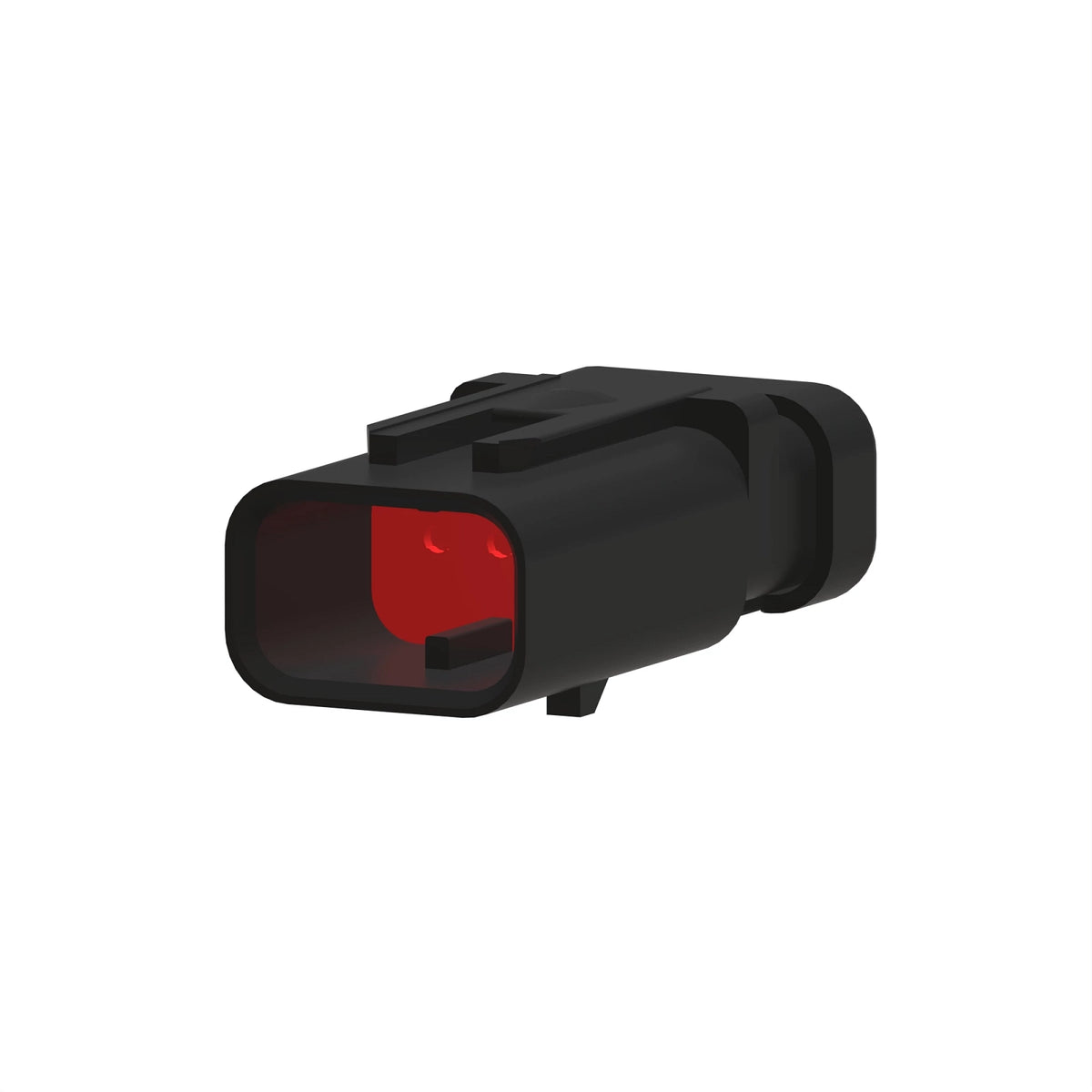 57M10209: Fits John Deere 57M10209 Red External Electrical Connector Housing, Cavities 3 – Genuine OEM