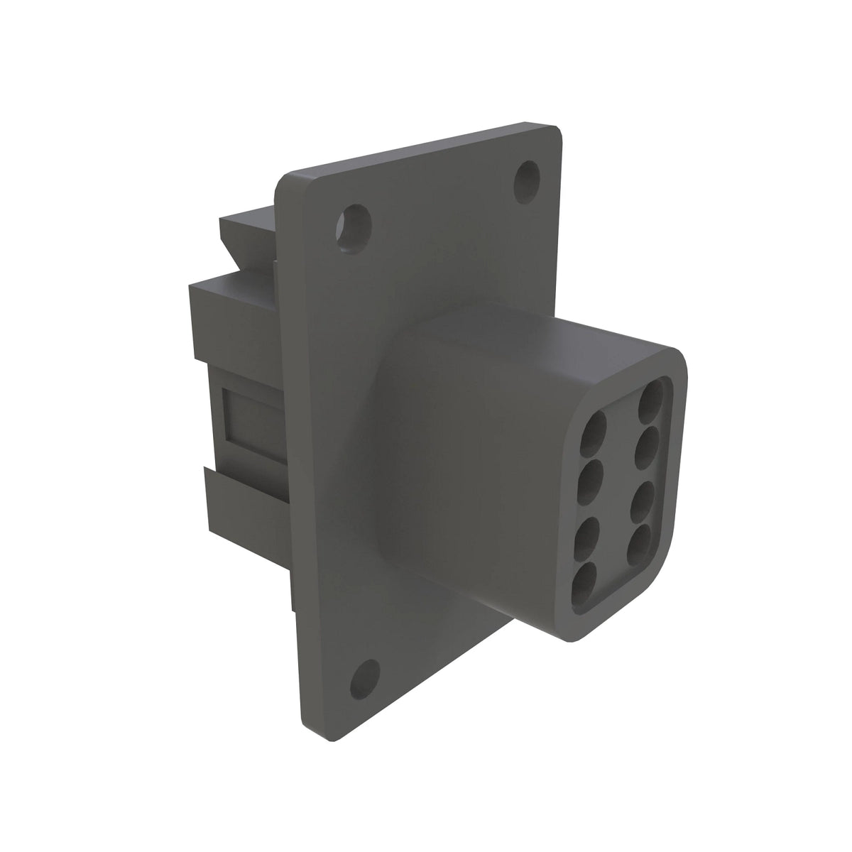 57M10281: Fits John Deere 57M10281 Gray External Electrical Connector Housing, Cavities 8 – Genuine OEM