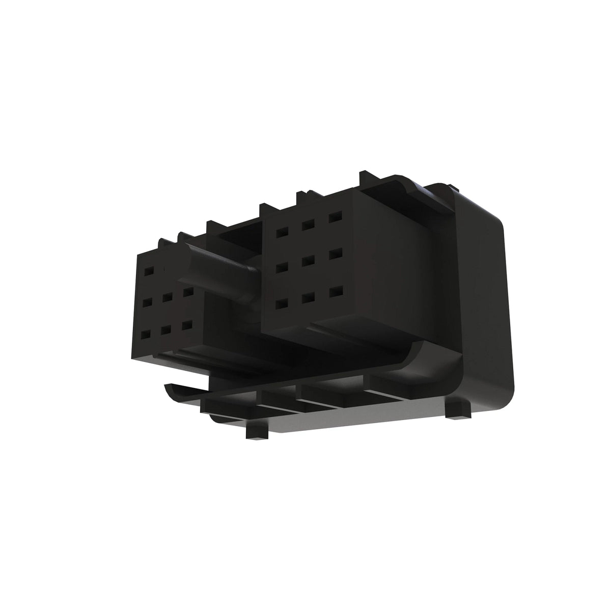 57M10437: Fits John Deere 57M10437 Black External Electrical Connector Housing, 18 Cavities – Genuine OEM