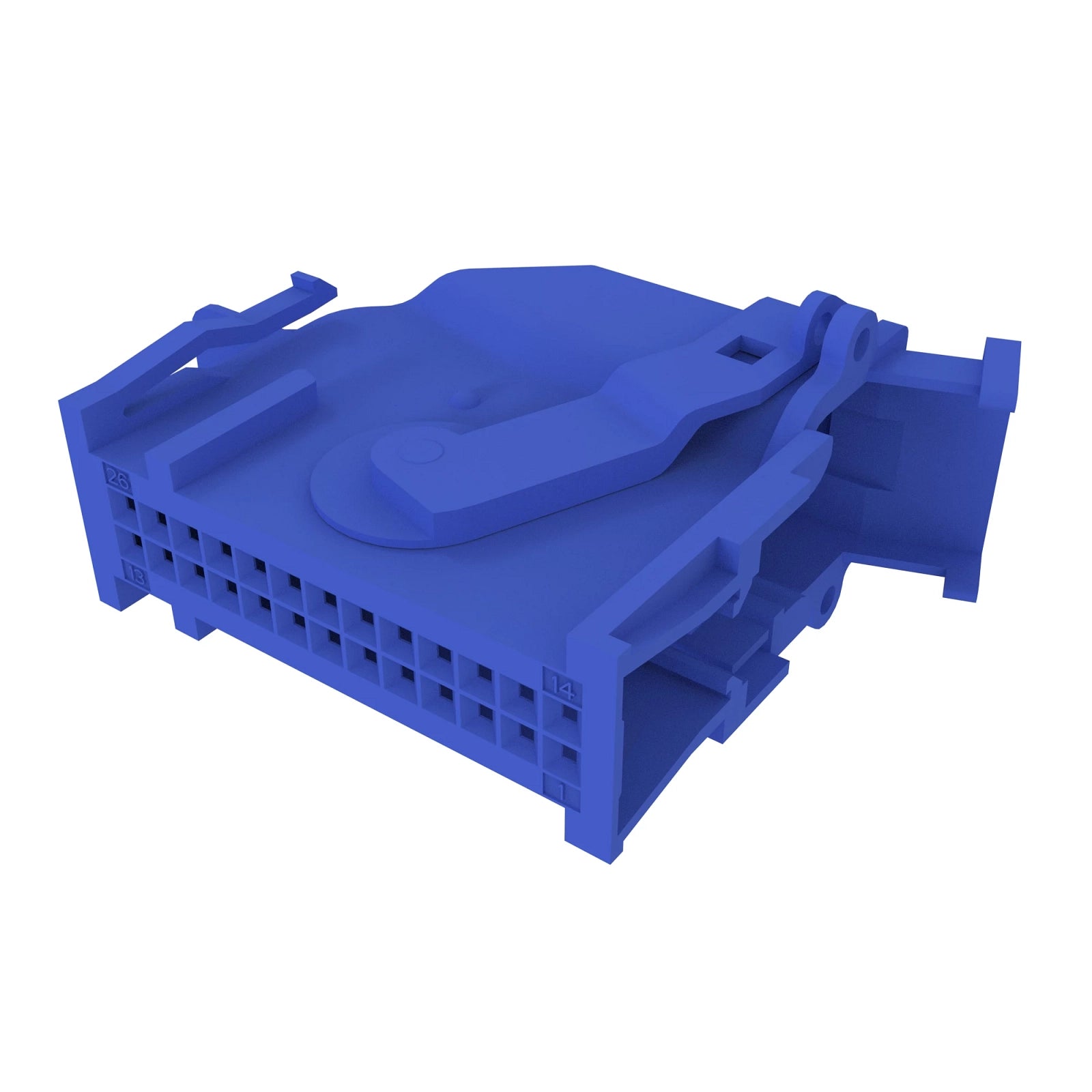 57M10484: Fits John Deere 57M10484 Blue External Electrical Connector Housing, Cavities 26 – Genuine OEM