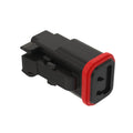 57M10517: Fits John Deere 57M10517 Black Internal Electrical Connector Housing, 2 Cavities – Genuine OEM