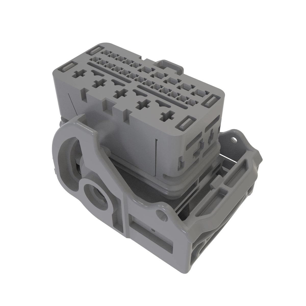 57M10573: Fits John Deere 57M10573 Gray External Electrical Connector Housing, Cavities 28 – Genuine OEM