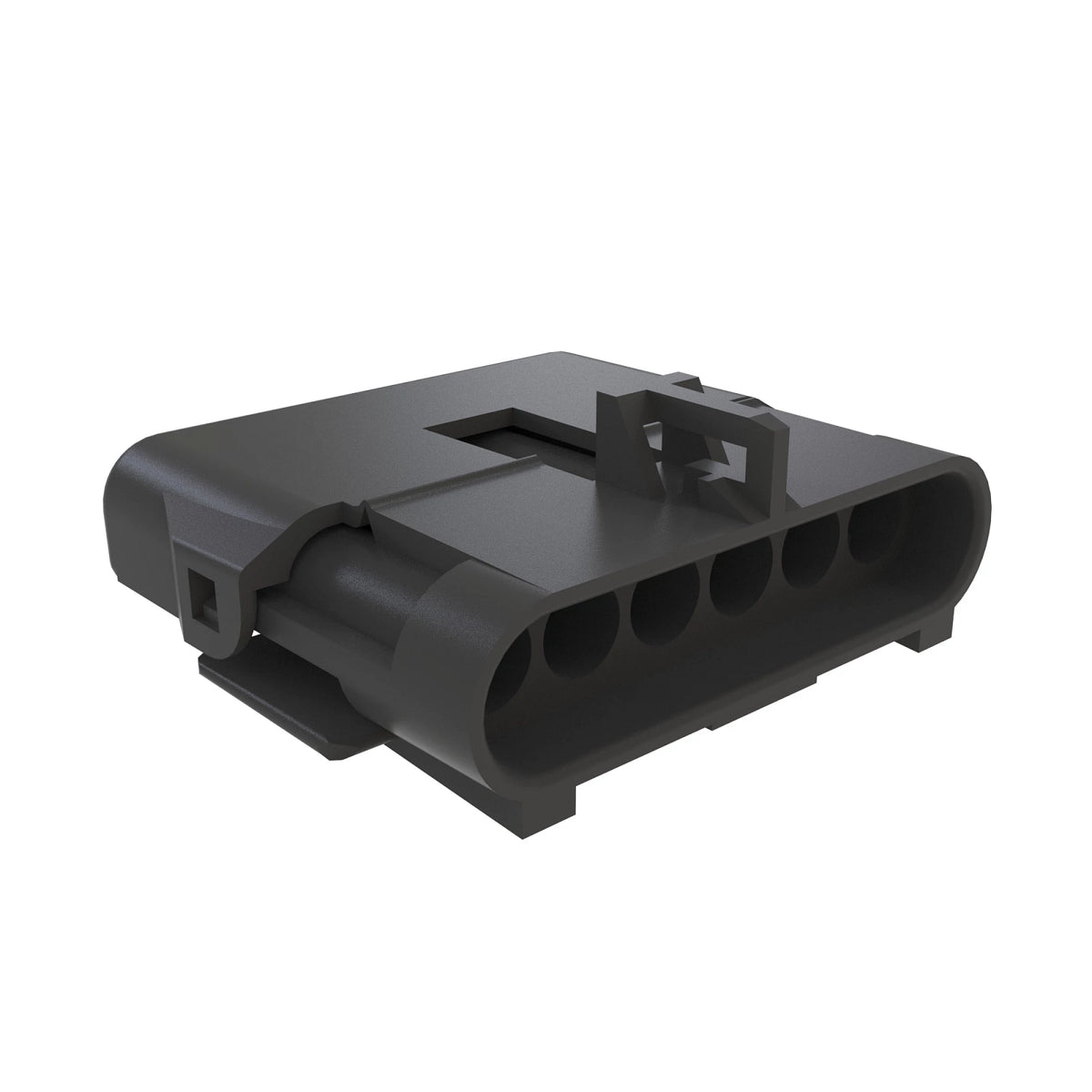 57M10636: Fits John Deere 57M10636 Black Electrical Connector Housing, Cavities 6 – Genuine OEM