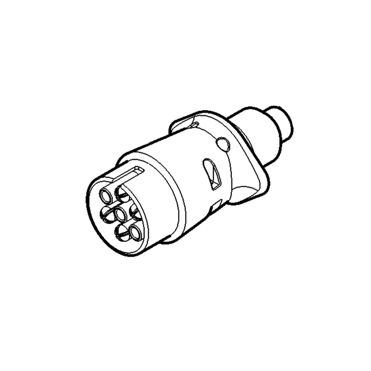 57M10664: Fits John Deere 57M10664 Gray Internal Electrical Connector Housing, Cavities 7 – Genuine OEM