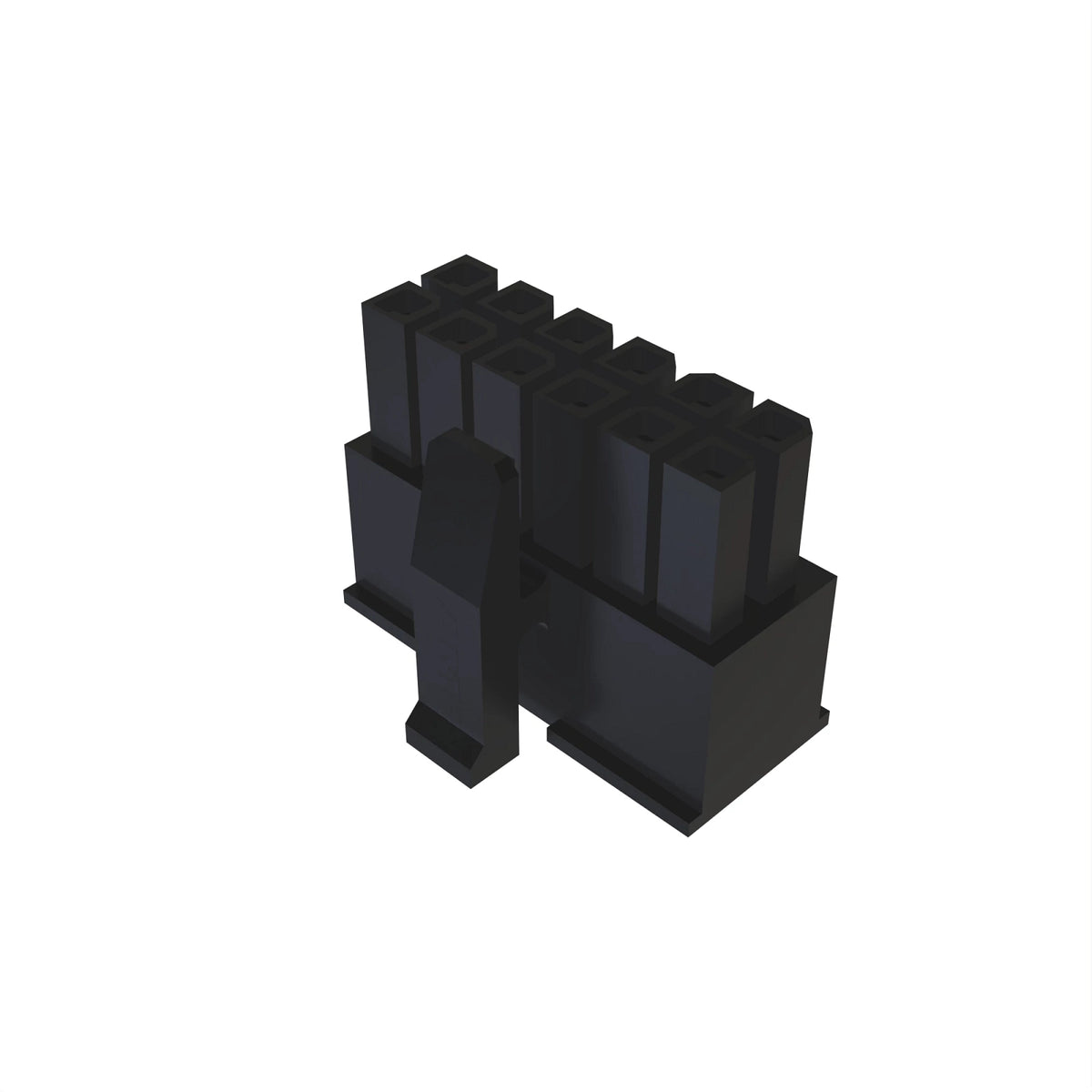 57M10898: Fits John Deere 57M10898 Black External Electrical Connector Housing, Cavities 12 – Genuine OEM