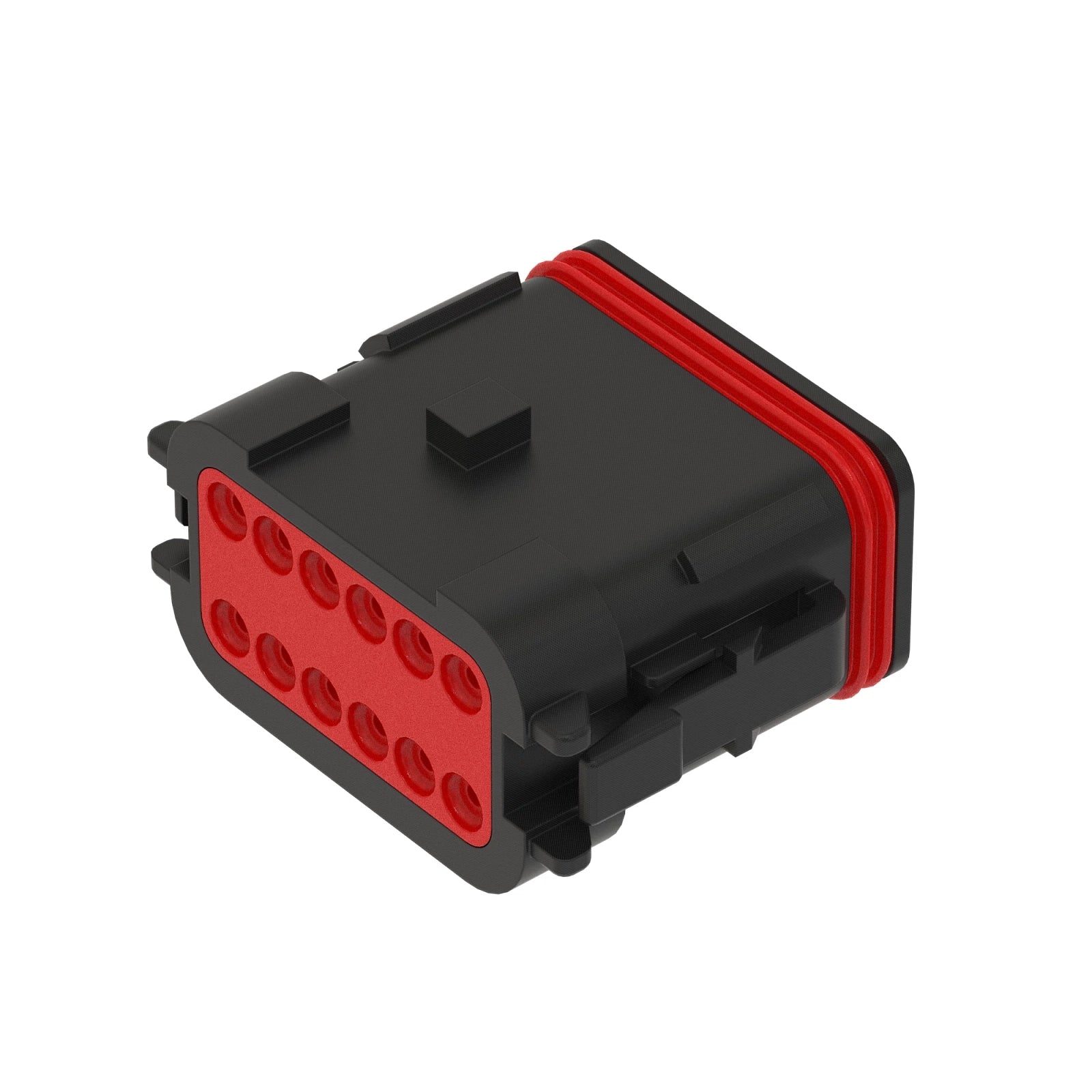 57M10906: Fits John Deere 57M10906 Black Internal Electrical Connector Housing, Cavities 12 – Genuine OEM
