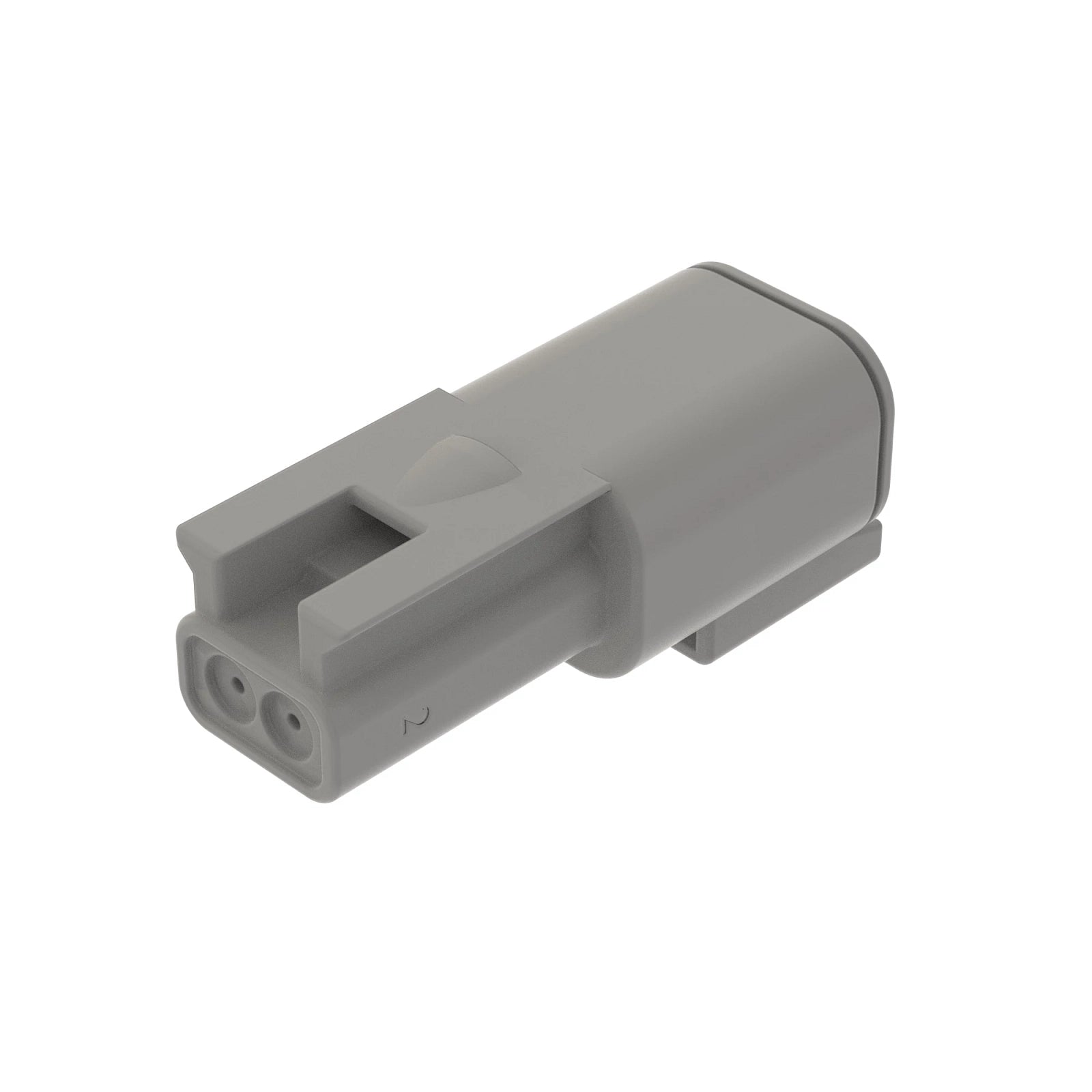 57M10918: Fits John Deere 57M10918 Gray External Electrical Connector Housing, 2 Cavities – Genuine OEM