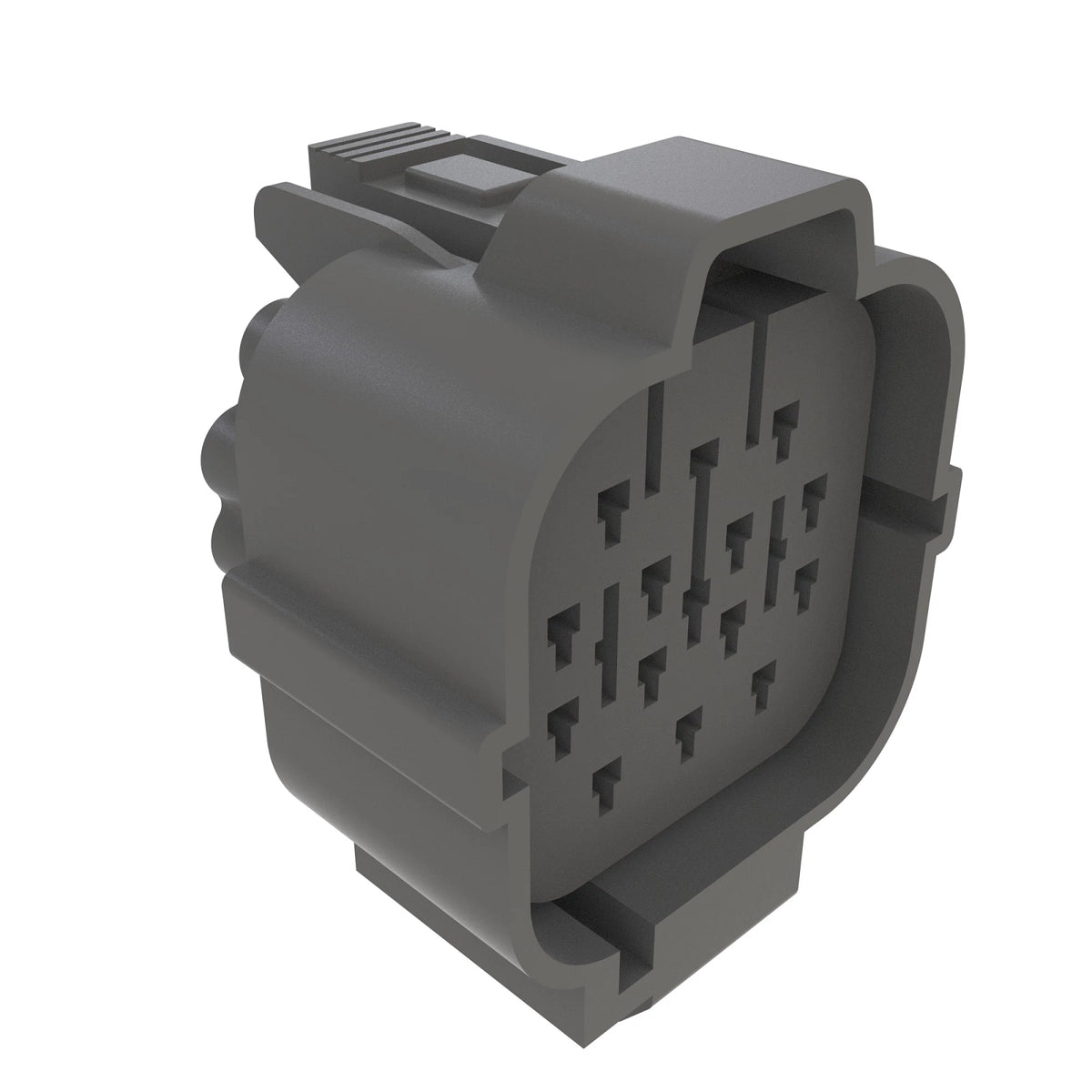 57M10987: Fits John Deere 57M10987 Gray External Electrical Connector Housing, Cavities 14 – Genuine OEM