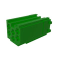 57M11028: Fits John Deere 57M11028 Green External Electrical Connector Housing, Cavities 6 – Genuine OEM