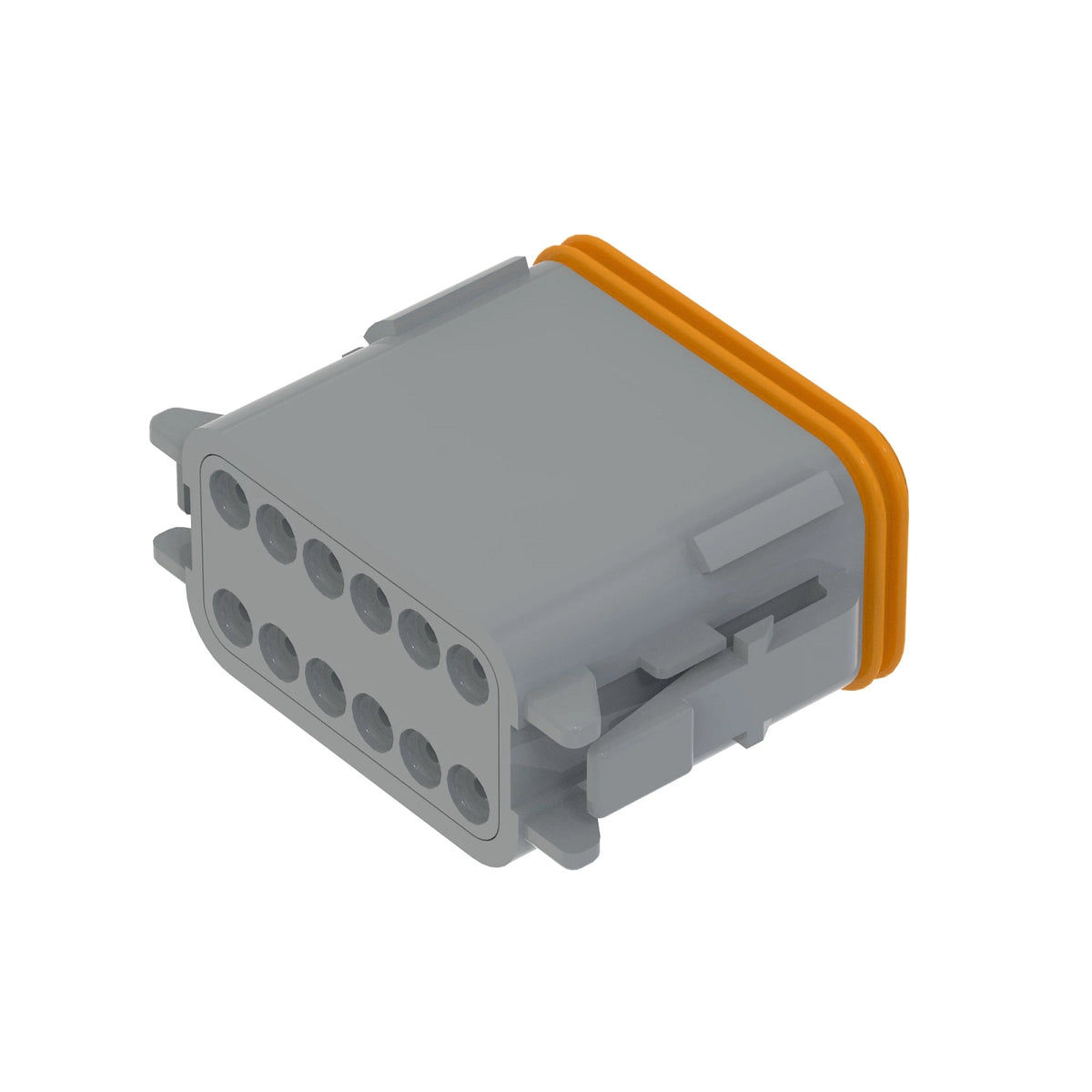 57M11097: Fits John Deere 57M11097 Black Internal Electrical Connector Housing, Cavities 12 – Genuine OEM