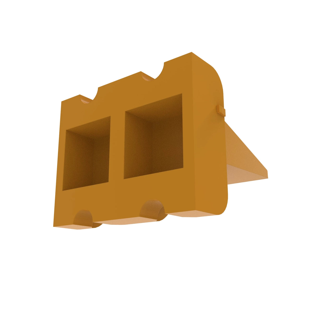 57M11116: Fits John Deere 57M11116 Orange Electrical Connector, 4 Cavities – Genuine OEM