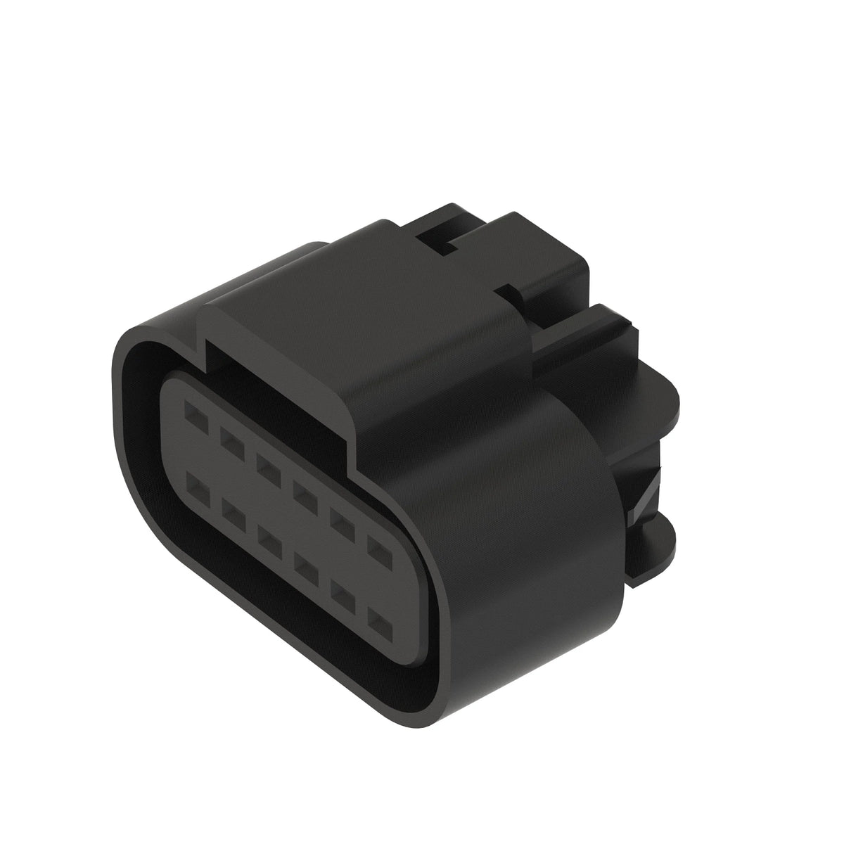 57M11194: Fits John Deere 57M11194 Black External Electrical Connector Housing, Cavities 12 – Genuine OEM