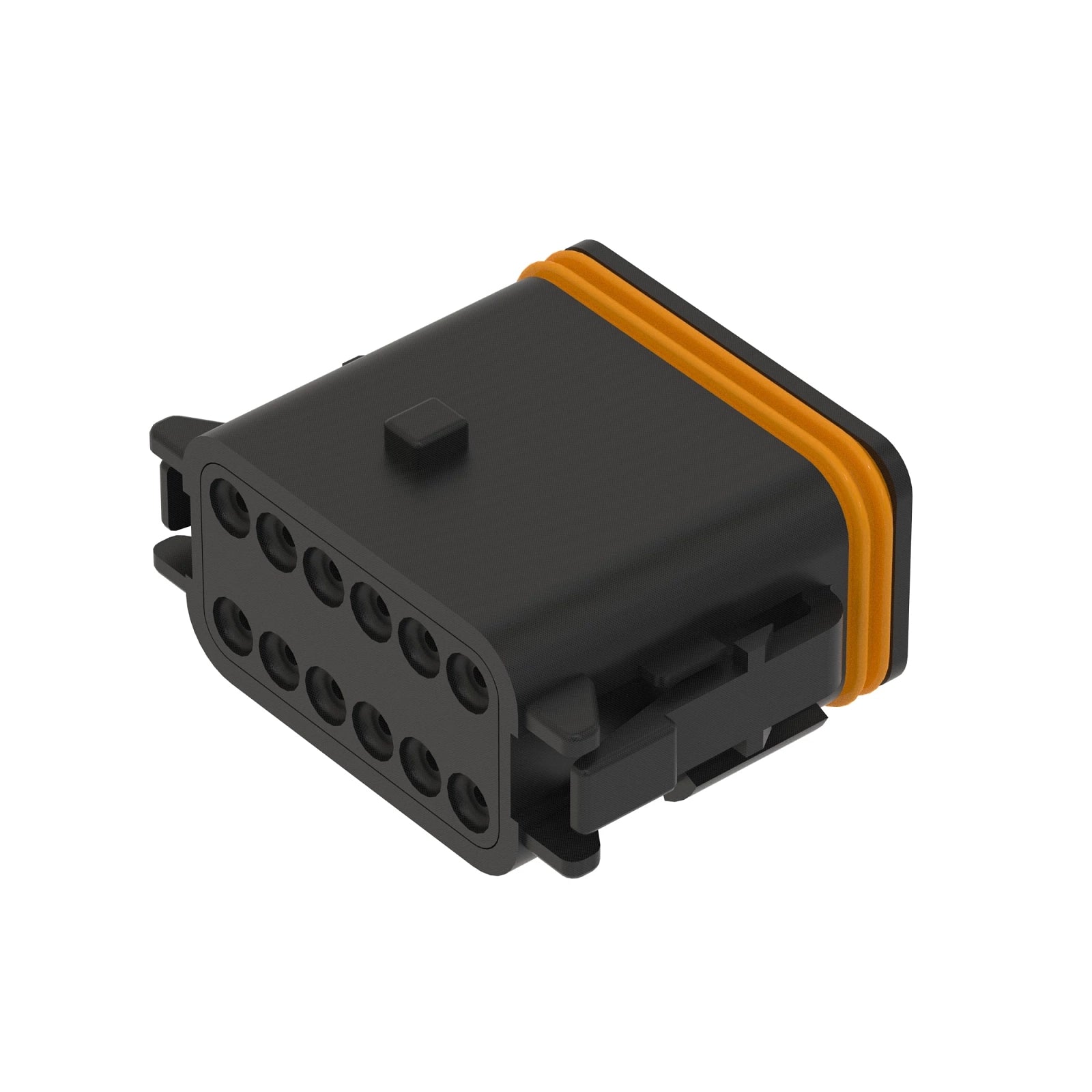 57M11371: Fits John Deere 57M11371 Black Internal Electrical Connector Housing, Cavities 12 – Genuine OEM