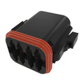 57M11581: Fits John Deere 57M11581 Black Internal Electrical Connector Housing, Cavities 8 – Genuine OEM