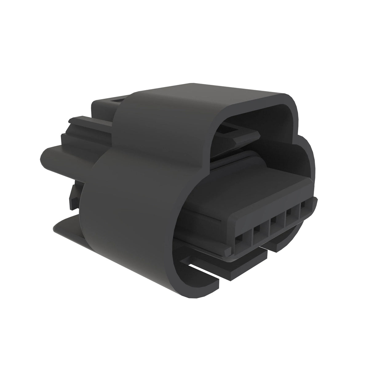 57M11650: Fits John Deere 57M11650 Black External Electrical Connector Housing, Cavities 5 – Genuine OEM