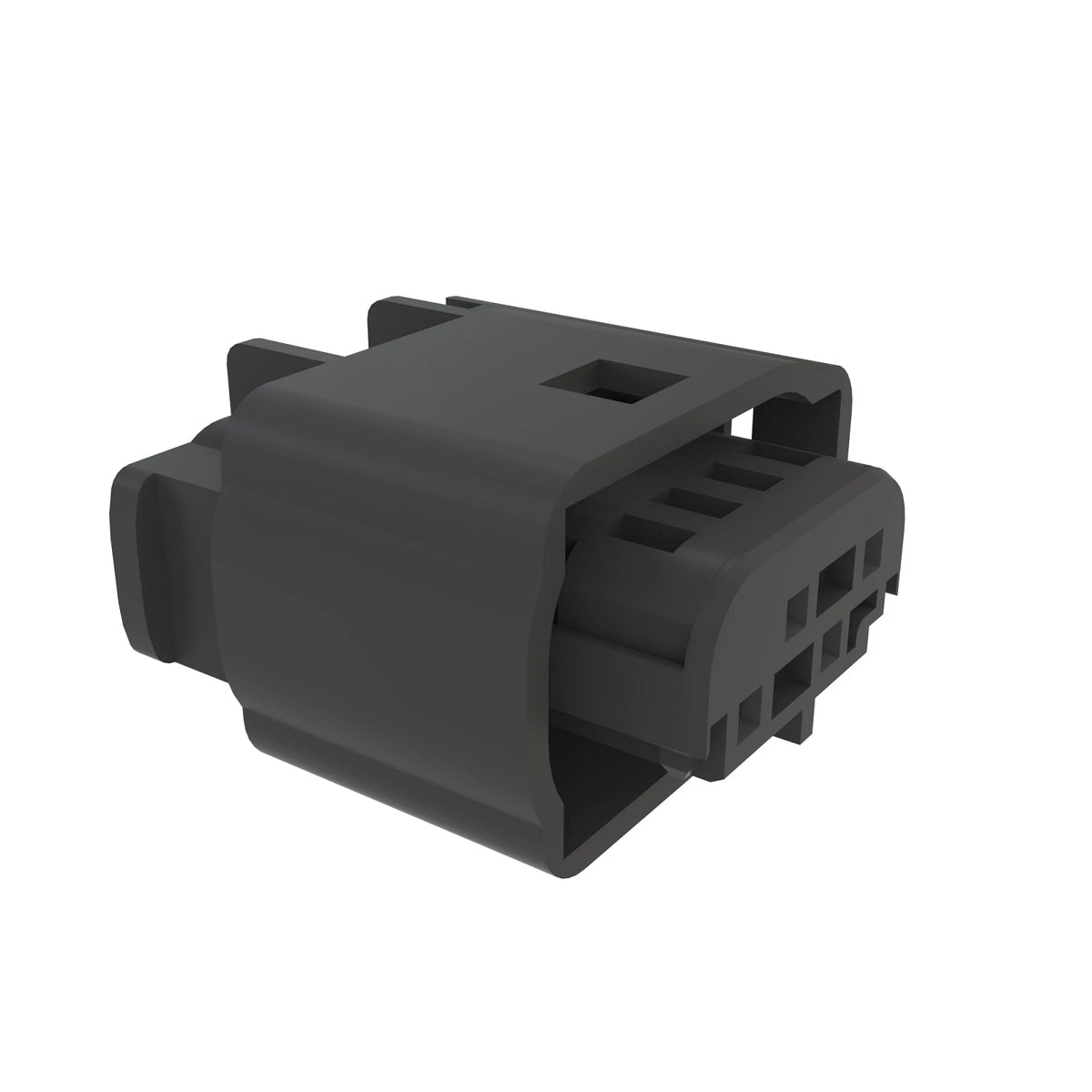 57M11804: Fits John Deere 57M11804 Black External Electrical Connector Housing, Cavities 4 – Genuine OEM